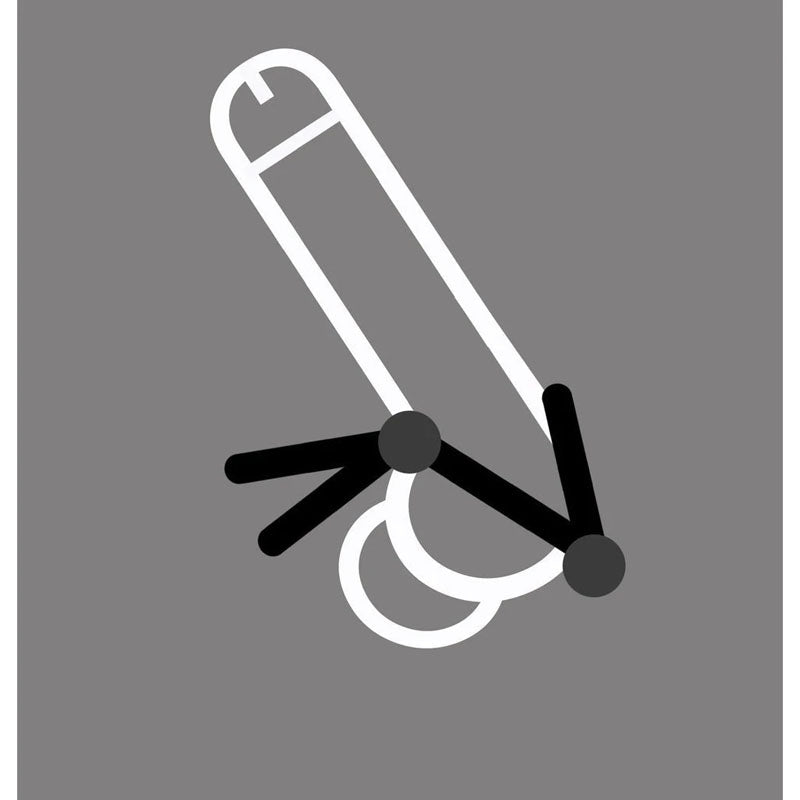 Boneyard Cock Leash Double - Adjustable Cock Lasso Ring