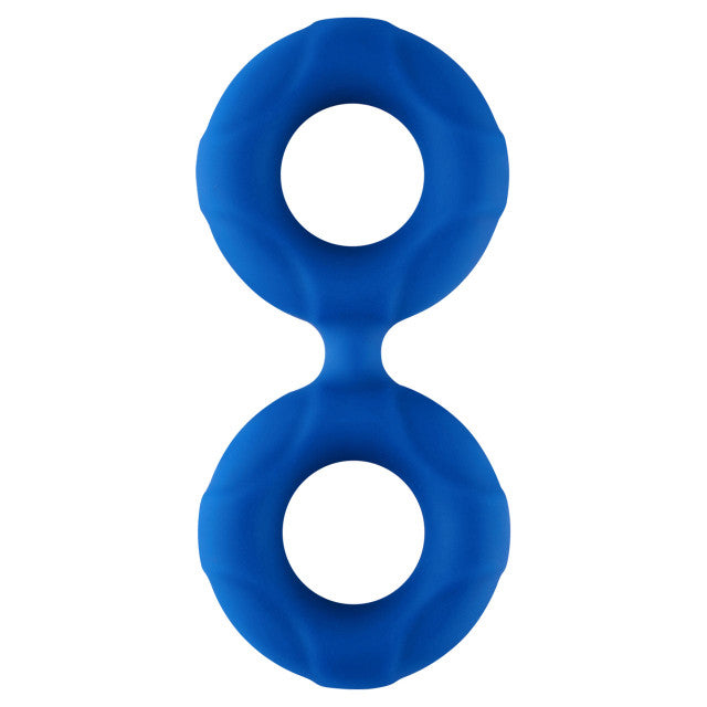 Forto F-81: Double Ring (Liquid Silicone) Cock & Ball Ring 44mm/47mm/51mm
