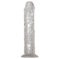Adam & Eve Crystal Clear 8" Dong