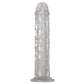 Adam & Eve Crystal Clear 8" Dong