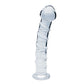 CreativeC | Clarity - Seraphic Spiral - Clear 16cm Glass Dildo