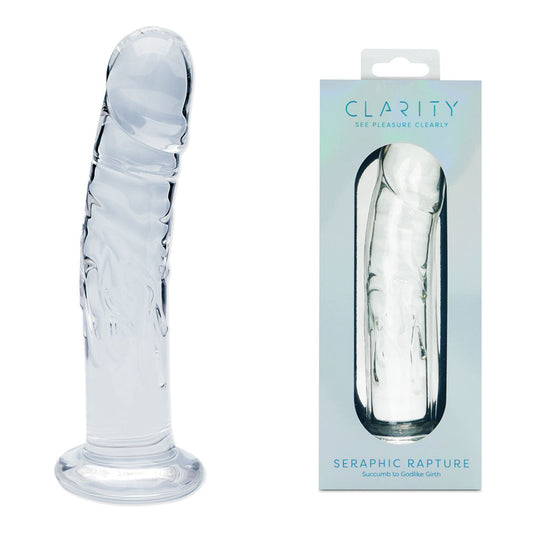 CreativeC | Clarity - Seraphic Rapture - Clear 17.8cm Glass Dildo