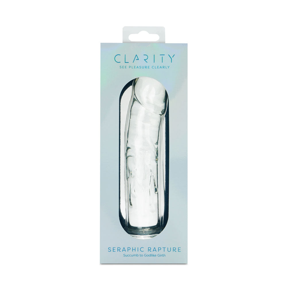 CreativeC | Clarity - Seraphic Rapture - Clear 17.8cm Glass Dildo