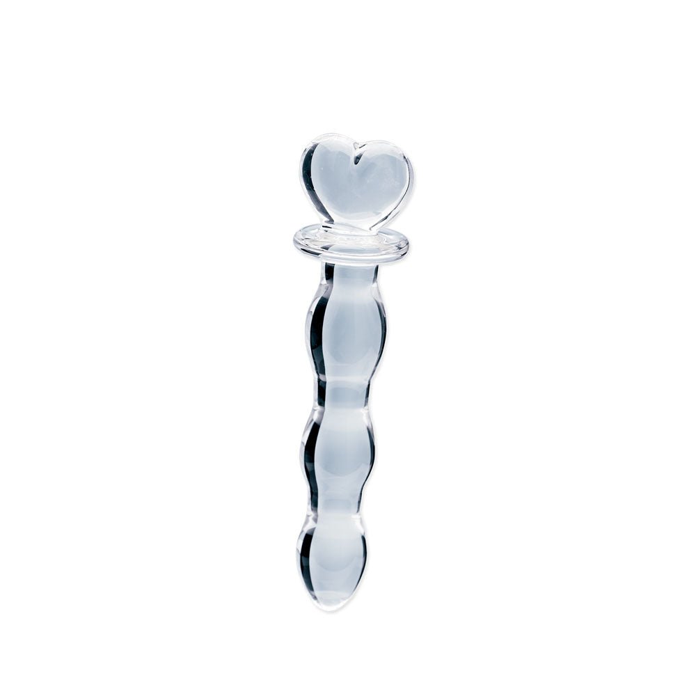 CreativeC | Clarity - Hera's Cascade - Clear 15cm Glass Dildo