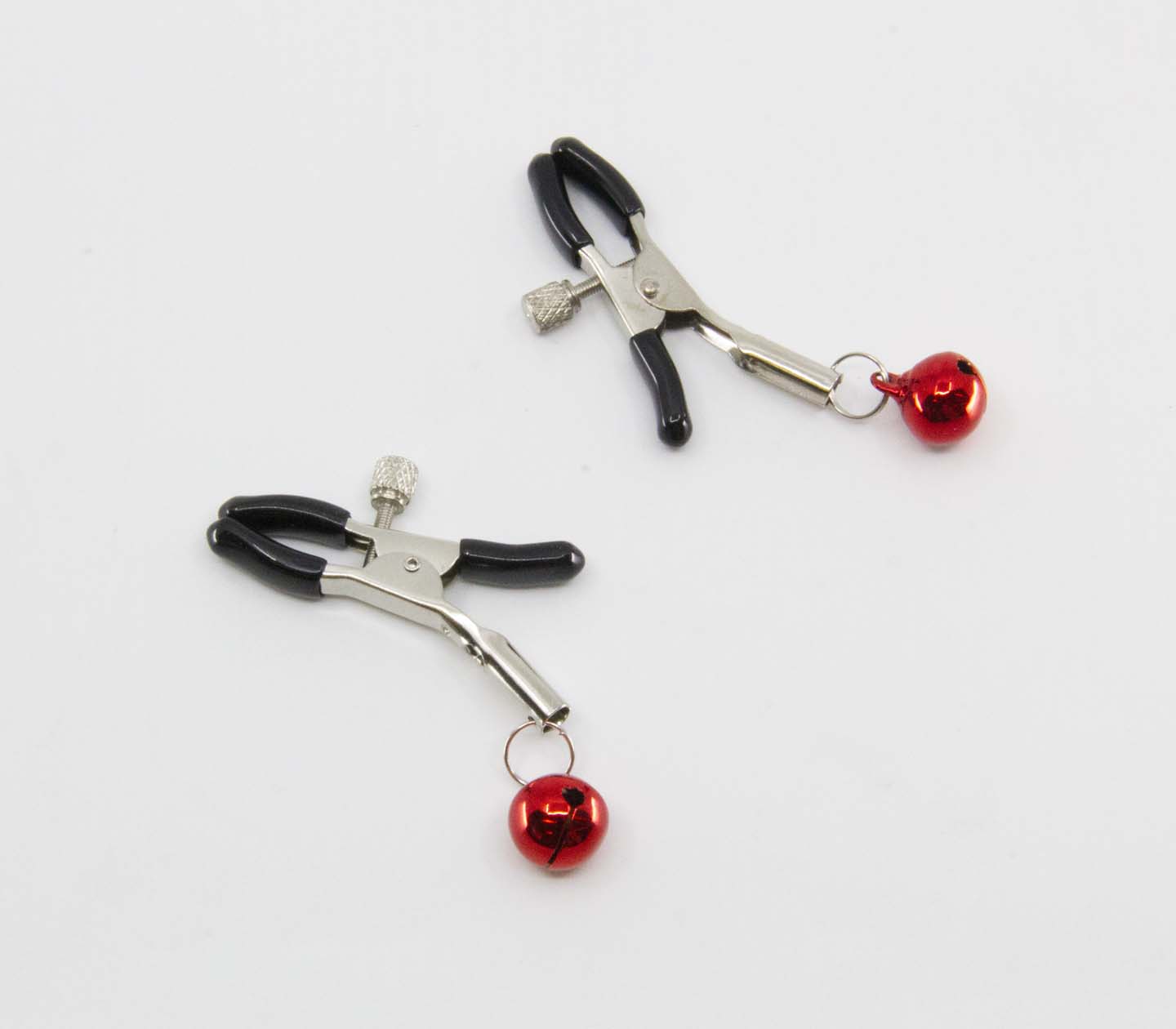 Love In Leather Bell Nipple Clamps