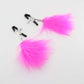 Love In Leather Feather Nipple Clamps