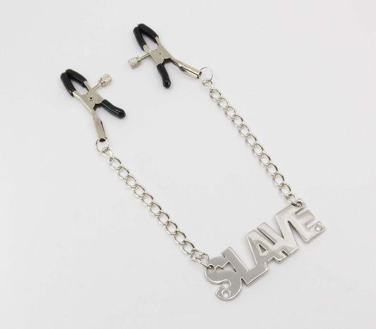 Love In Leather 'Slave' Nipple Clamps