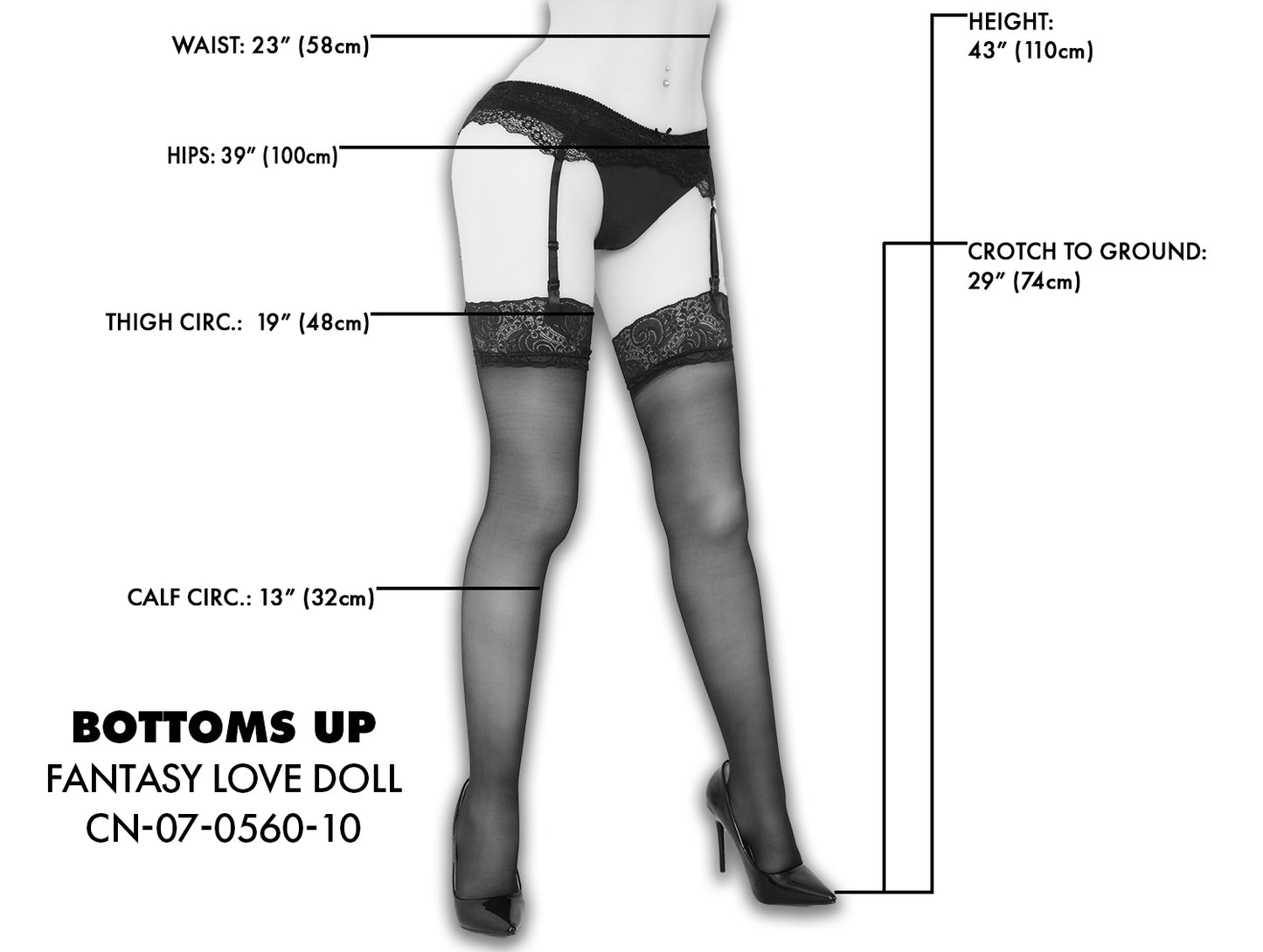 Curve Toys | Mistress Bottoms Up Poseable Legs Sex Doll Masturbator Realistic 27kg