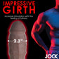 Curve Toys | JOCK Extra Thick 2" Penis Extension Sleeve - Dark
