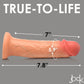 Curve Toys | Jock 8" Real Skin Realistic Skin Silicone Dildo