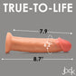 Curve Toys | Jock 8.5" Real Skin Realistic Skin Silicone Dildo