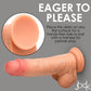 Curve Toys | Jock 8" Real Skin Realistic Skin Silicone Dildo w/ Balls