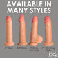 Curve Toys | Jock 8" Real Skin Realistic Skin Silicone Dildo w/ Balls