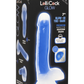 Curve Toys | LolliCock 7" inches Glow-In-The-Dark Silicone Dildo w Balls Blue