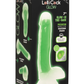 Curve Toys | LolliCock 7" inches Glow-In-The-Dark Silicone Dildo w Balls Green