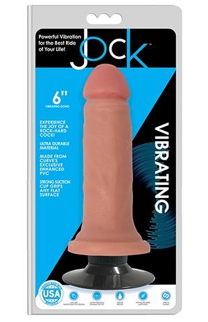 Curve Toys | Jock 6" Vibrating Dong No Balls Vanilla