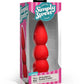 Simply Sweet Strawberry Sweet Cream Premium Silicone Dildo