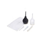 CleanScene 7 Piece Anal Douche Set with Flexible Tip Head - 225ml Capacity with Free Travel Douche Included