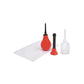 CleanScene 5 Piece Anal Douche Set with Classic & Flared Tips - 200ml Capacity with Free Travel Douche Included