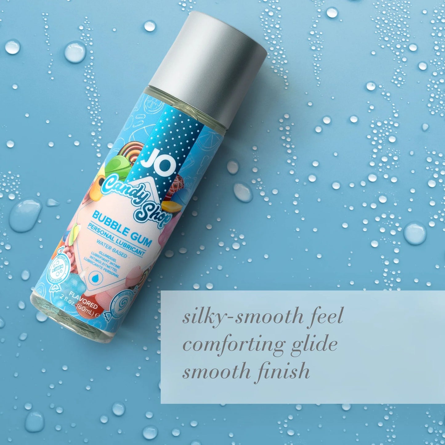 JO Candy Shop H2O Flavored Bubblegum Lubricant 2oz/60ml