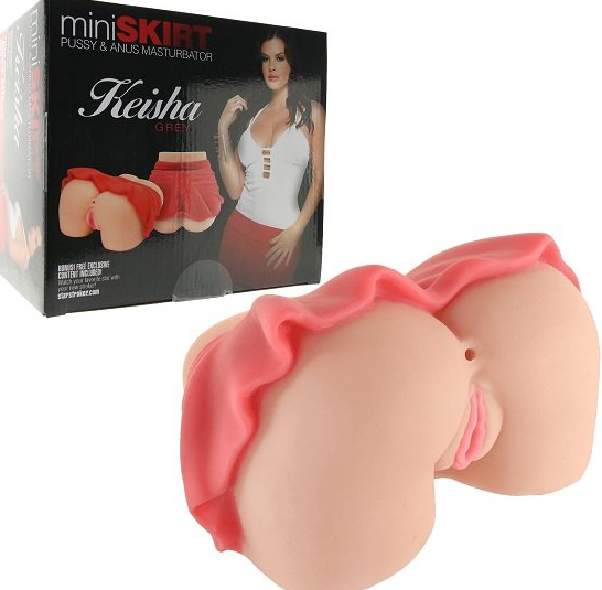 Cousins Group | Mini Skirt Keisha Grey Pussy & Ass Masturbator