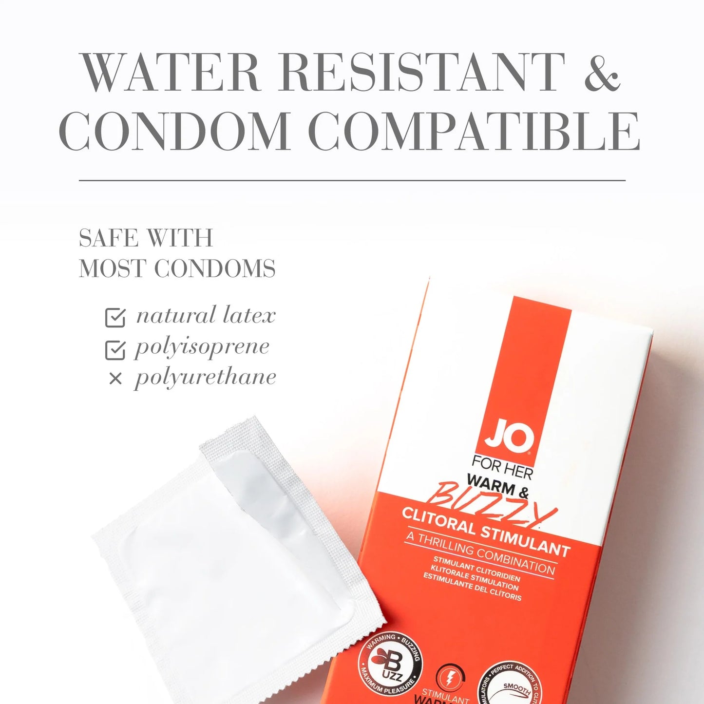 JO Warm & Buzzy - Clitoral Cream 10ml
