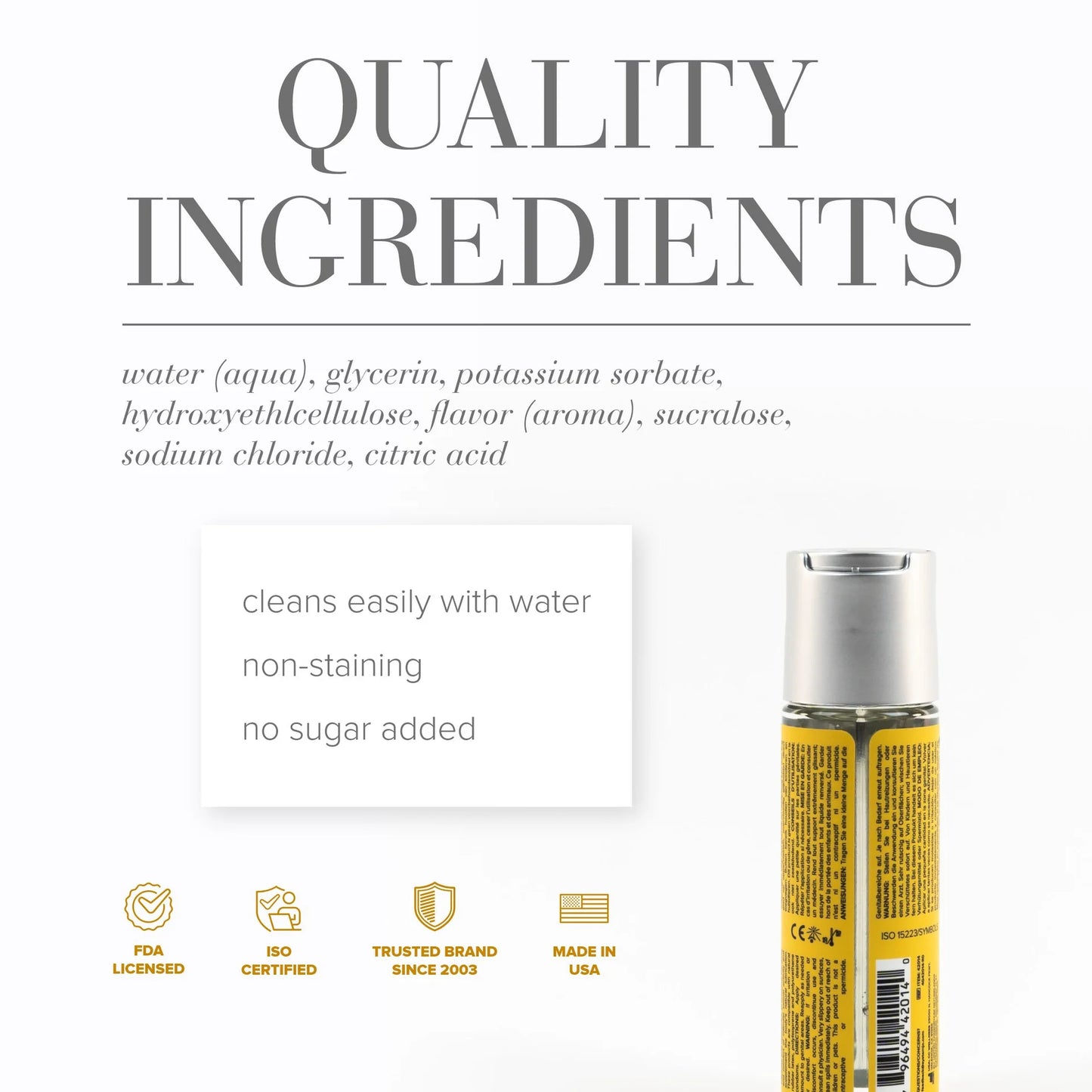 JO Cocktails Mai Tai Water Based Lube Lubricant 2oz/60ml