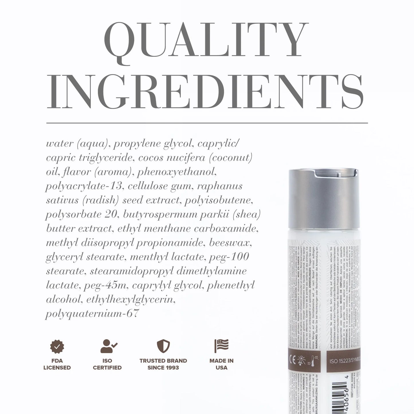 JO Coconut Hybrid Lubricant 4oz/120ml