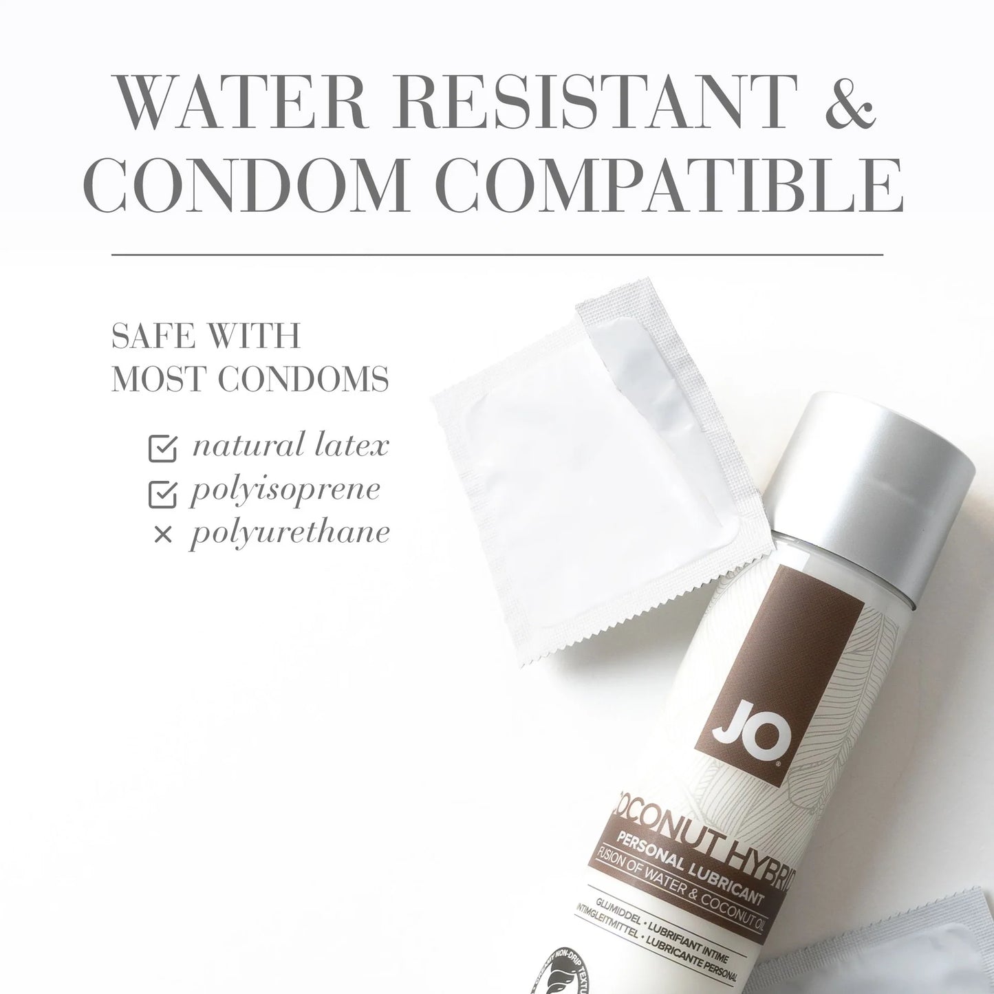 JO Coconut Hybrid Lubricant 4oz/120ml