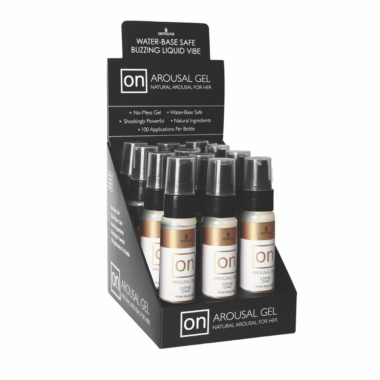 Sensuva On for Her Arousal Gel 12 Pack Counter Display Box - MUTIPLE FLAVOURS