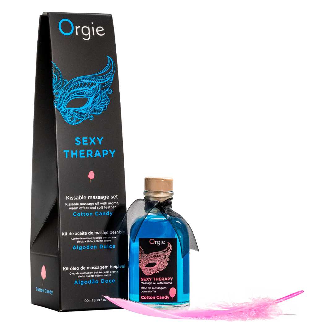 Orgie Sexy Therapy Cotton Candy Kissable Massage Oil 100ml