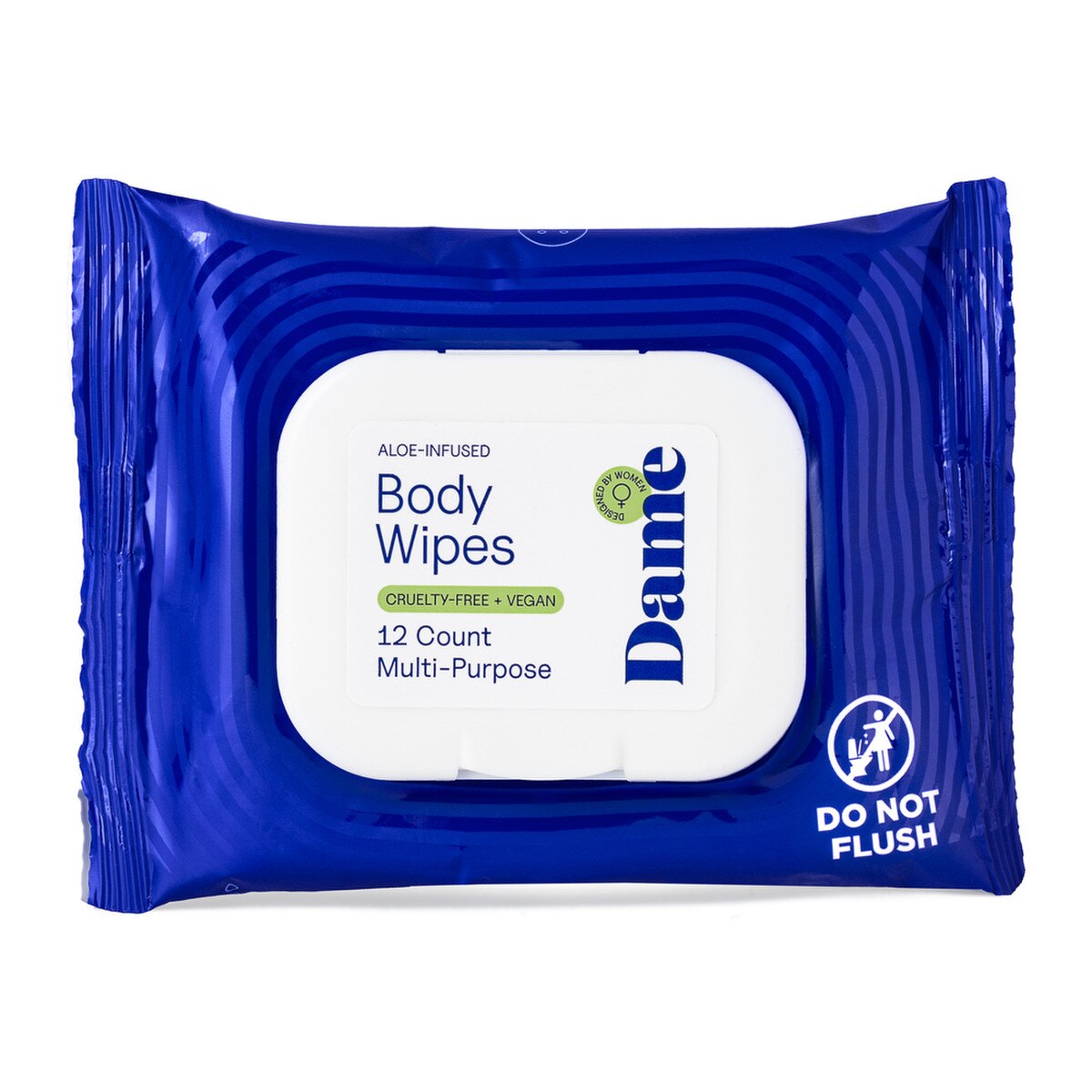 Dame Body Wipes - 12ct Aloe & Cucumber