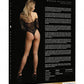 LINGERIE LE DESIR Wonder Rhinestone Bodysuit Black One Size