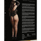 LINGERIE LE DESIR Wonder Rhinestone Bodysuit Black Plus Size