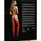 LINGERIE LE DESIR Jingle Glitter Nipple Stickers and Stockings Red One Size