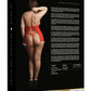 LINGERIE LE DESIR Merry Babydoll Red Plus Size