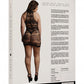 Le Desir Collection Criss Cross Neck Mini Dress Black Size OSX