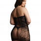 Le Desir Collection Strapless Mini Dress Black Size OSX