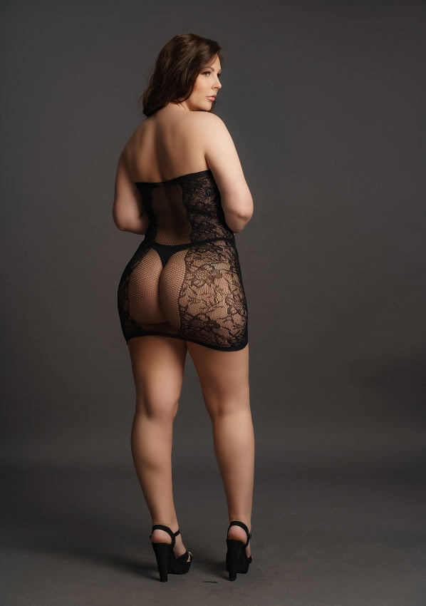 Le Desir Collection Strapless Mini Dress Black Size OSX