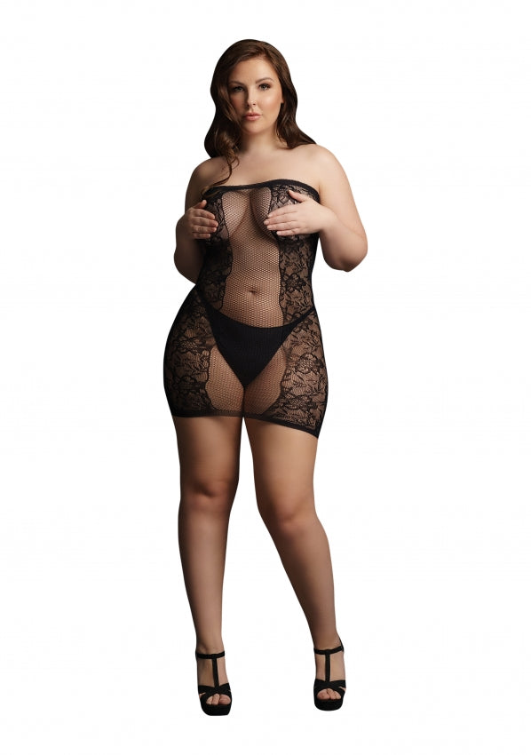 Le Desir Collection Strapless Mini Dress Black Size OSX