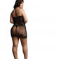 Le Desir Collection Strapless Mini Dress Black Size OSX
