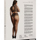 Le Desir Collection Duo Net Key-Hole Bra Set Size OSX
