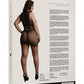 Le Desir Collection Duo Net Open Cup Mini Dress Black Size OSX