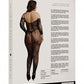 Le Desir Collection Lace Sleeved Bodystocking Black Size OSX