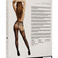 Le Desir Collection Crotchless Cut-Out Pantyhose Black Size OS