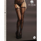 Le Desir Collection Crotchless Cut-Out Pantyhose Black Size OS