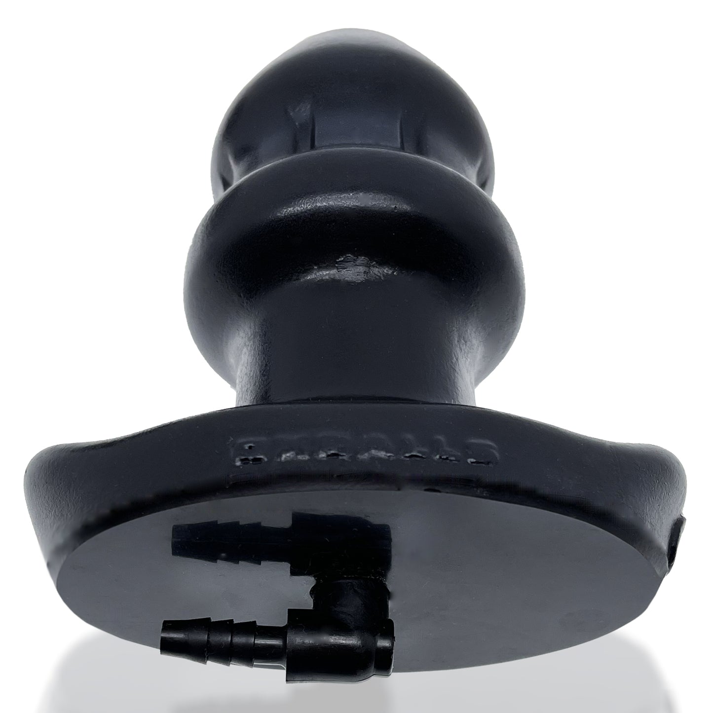 OxBalls Drain O Flow Thru Buttplug Black
