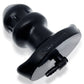 OxBalls Drain O Flow Thru Buttplug Black