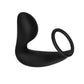 Adam & Eve Adam's Rechargeable Prostate Pleaser & C-Ring - Black Anal Plug with Cock Ring