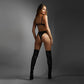 Fantasy Lingerie EDGE Wetlook Zipper Bralette & Panty - Size S/M or M/L